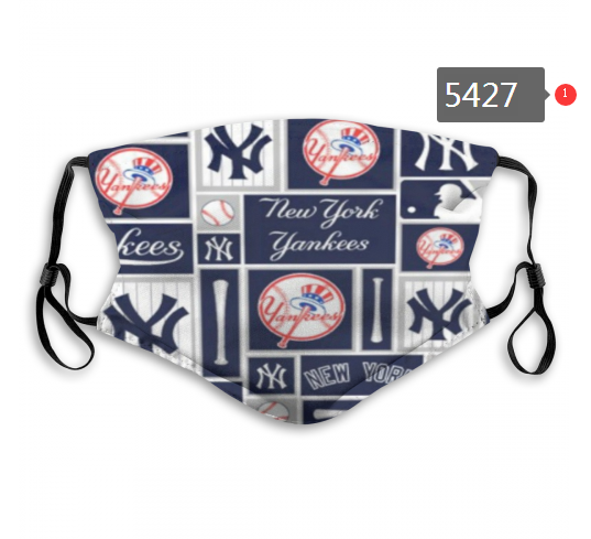 2020 MLB New York Yankees #5 Dust mask with filter